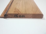 Debowy próg lakierowany 16x95x2.4 cm do ościeżnicy regulowanej 16cm x95