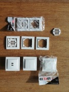 Ramki, przełączniki, USB, podwójne quadra adelid