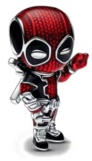 Charms Pandora Deadpool Marvel srebro 925