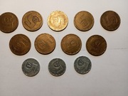 5 zł zestaw 12sztuk 1976-1990