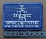 Naszywka Morale Patch- MOJA PŁEĆ TO....  (rzep)