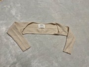 Zara bolerko kremowe bezowe 120 6/7 lat narzutka