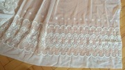FIRANKA ecru firana gipiura haftowana 155x417(150)