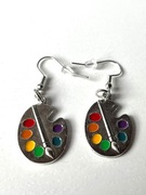 Piękne kolczyki palety malarskie