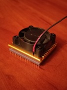 Procesor AMD 486DX2 66MHz 5V z chłodzeniem do retro komputerów PC