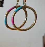 Kolczyki Koła z Indii na szczęście