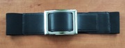 Pasek damski z srebrną klamrą 