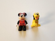 LEGO Duplo Disney Figurki Pluto + Myszka Minni + Naklejki LEGO
