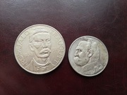 10 zł Traugutt1933  i 5 zł Strzelecki 1934 rok  srebro bardzo ładne