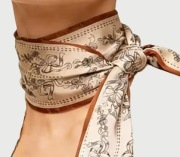 Szalik jedwabny apaszka szaliczek gawroszka silk