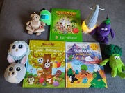 Gang z Biedronki maskotki 3 książki Among US skrzat miś całość 50 zł 