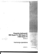 Instrukcja Obsługi CASE 580 super 590 i 695 Super R PL