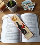 Zakładka do książki z haftem krzyżykowym 