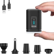 Elektryczna pompka do materaca USB LED 5 dysz turystyczna 826