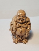 Figurka śmiejąego się Buddy ,wys.16,szer.4,5cm,tworz.twarda