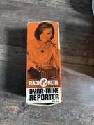 Radionette Dynamike Reporter Mikrofon Vintage