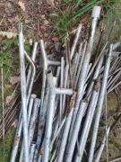 Rurki pręty wciskane ogrodowy stelaż namiotu przyczepy plandeki szklarni