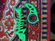 Brylok do kluczy KEYRAMBIT KEYSPINNER REKINEK Neon 