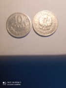 10 gr z 1949r zestaw 10 monet Al bez rantu