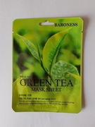 Nawilżająco-kojąca maska w płachcie z zieloną herbatą firmy BARONESS 