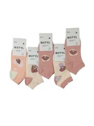 5x Skarpety Dziewczęce Stopki Bawełniane 