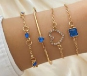 Zestaw bransoletek  4 sztuki