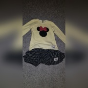 Zestaw ubrań 122-128 dla dziewczynki 80szt