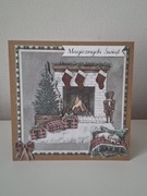 Kartka świateczna ręcznie robiona 