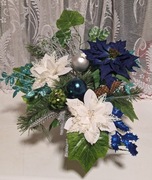 Stroik/ wiązanka bożonarodzeniowa na cmentarz, wazon 