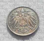Niemcy Weimarska Republika 5 fenigów pfennig 1919 A Berlin Prusy KM# 19 Fe