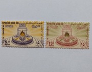 Znaczki z Rocz.Ewakuacji 1958 Syria  5i15P,czyste,z klejem,ser.99/100