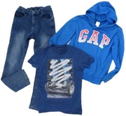 Zestaw jeansy Reporter Young bluza GAP Nukutavake Mayoral  170 176