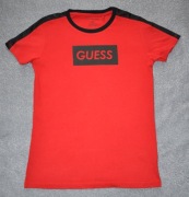 Używana oryginalna koszulka GUESS Kids kolor BORDOWY US EUR UK 12