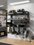 Metalowy Organizer na Elektronarzędzia WELDUN – Półka do Garażu Warsztatu