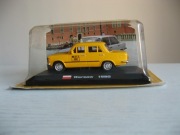 Taksówka Fiat 125p (Warszawa), WPT 1313, Zmiennicy, 1:43/NOWA