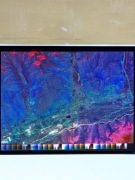 Mongolia - zdjęcie satelitarne lata 80/90 - negatyw