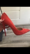 Czerwone nowe szpilki 38