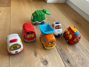 [jak nowe] 5x Tut tut autko vtech autko + śmieciarka gratis :)