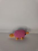 Różowy dziobak pluszak breloczek 