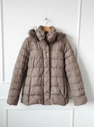 Pikowana kurtka narciarska z kapturem ciepła zimowa Poivre Blanc XL 