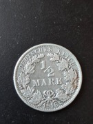 Niemcy 1/2 marki 1916 rok ( F)