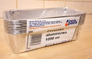 Foremka Aluminiowa - Kreis Pack - 1090 ml - 10 sztuk do pieczenia