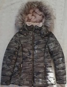 WYPRZEDAŻ = Ciepła damska kurtka z kożuszkiem i kapturem New Look , rozm 36