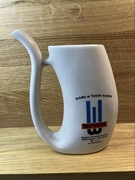 kubek do picia pijałka ze "słomką" . 75 lat - włocławek wodociągi . mpwik