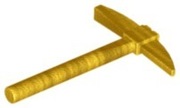 LEGO 3841 Pearl Gold, Utensil Pickaxe kilof 1 SZT