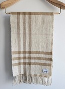 Burberry Giant Check Cream-Pink Cashmere Scarf 168x30