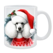 KUBEK Z PSEM Pudel duży  - PREZENT, PERSONALIZOWANY, 24HWYS