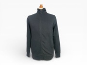 Bluza Męska Dressmann M Czarna Bawełna Stójka Zamek Kieszenie Basic