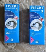 Fiszki Słownictwo 4 i 3 jezyk angielski  firmy cztery głowy