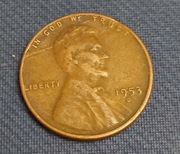 USA 1 cent Lincoln Head 1953 r. D